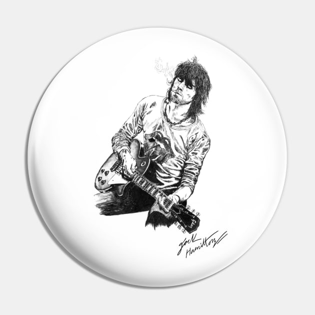 Keef  Original Ink Drawing Pin by HamiltonArt