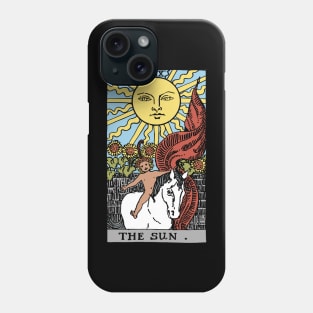 The Sun Tarot Card Rider Waite Phone Case