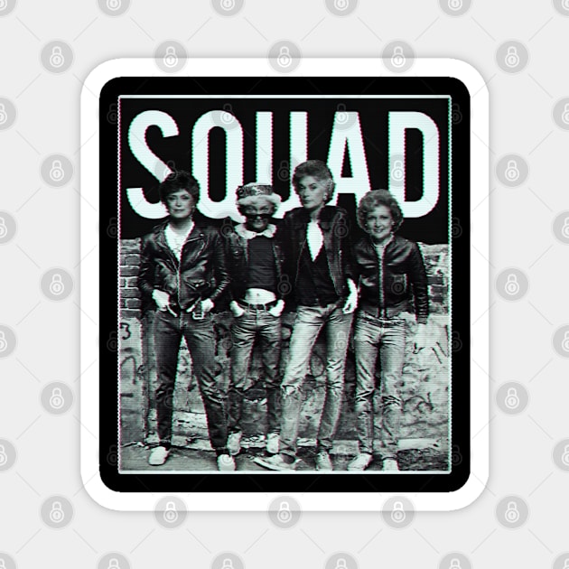 golden girls squad film Magnet by penny lane