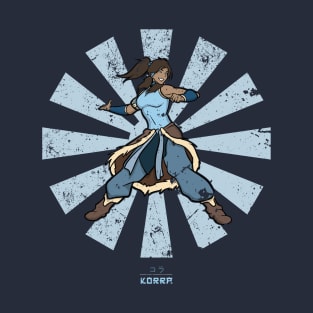 Korra Retro Japanese Avatar T-Shirt