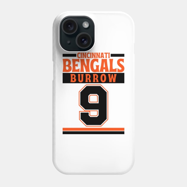 Cincinnati Bengals Joe Burrow 9 Edition 3 Phone Case by Astronaut.co