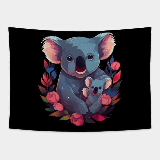 Koala Mothers Day Tapestry by JH Mart