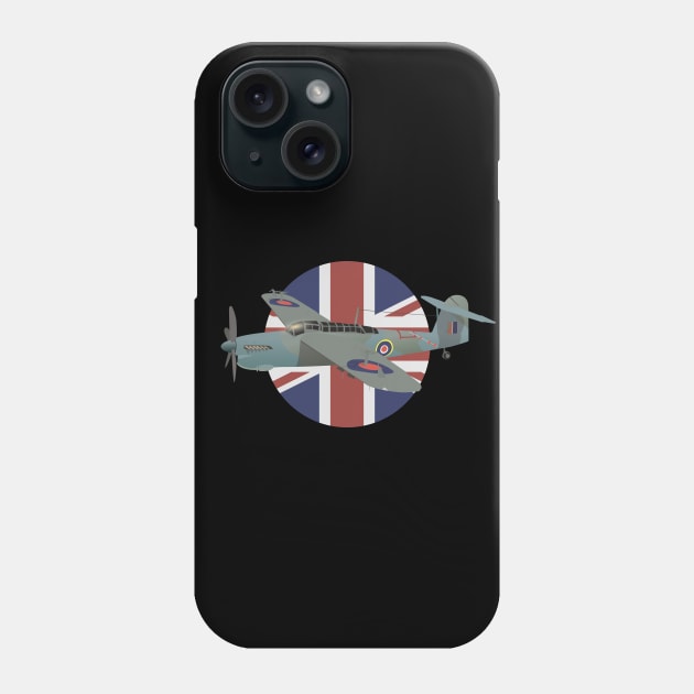 Fairey Barracuda British WW2 Airplane Phone Case by NorseTech