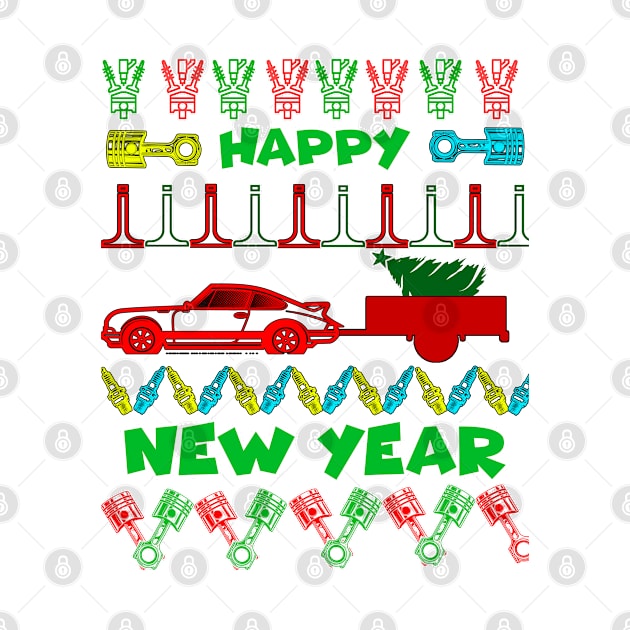 Merry chrismas, happy newyear, car guy, car enthusiast merry chrismas (911) by CarEnthusast