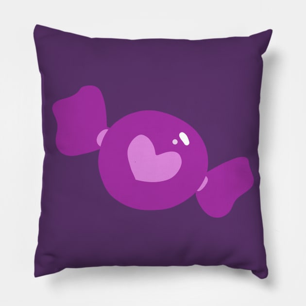 Purple Heart Candy Pillow by saradaboru