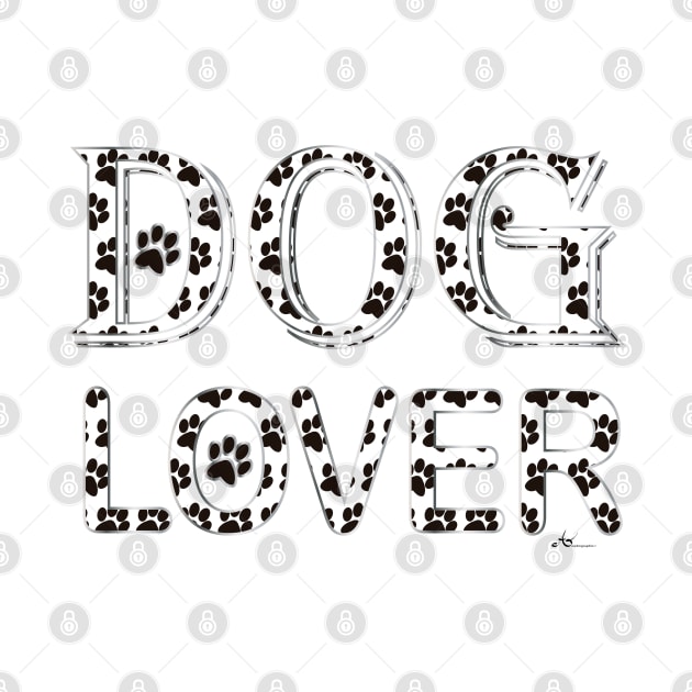 Dog Lover Design with cute paws by Symbolsandsigns