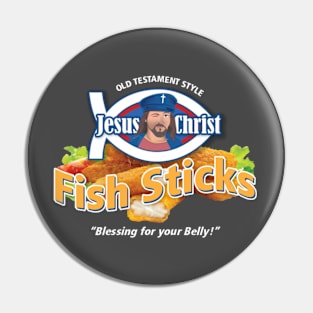 Jesus Fish Sticks! Pin