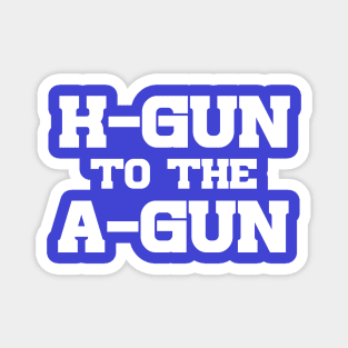 K-Gun A-Gun Buffalo Bills Magnet