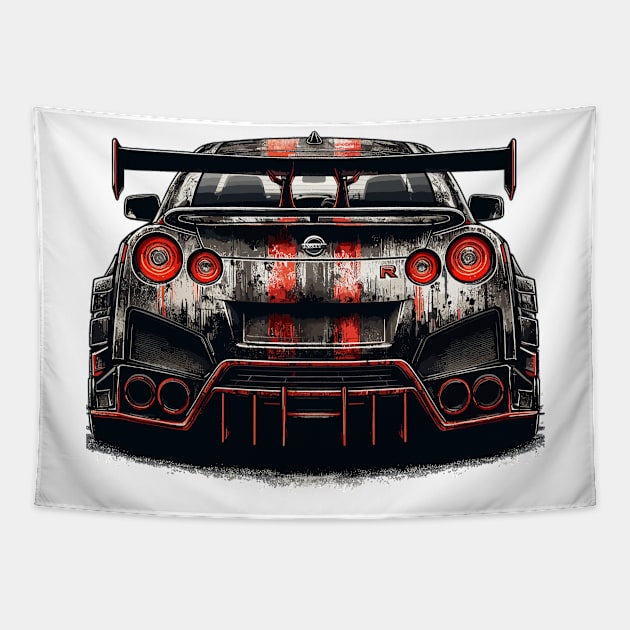 Nissan GT-R Tapestry by Vehicles-Art