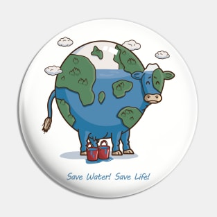 save water save life Pin