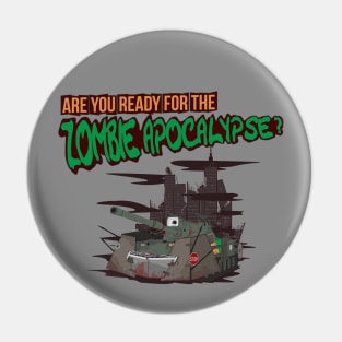 M48 Patton Zombie Apocalypse tank Pin