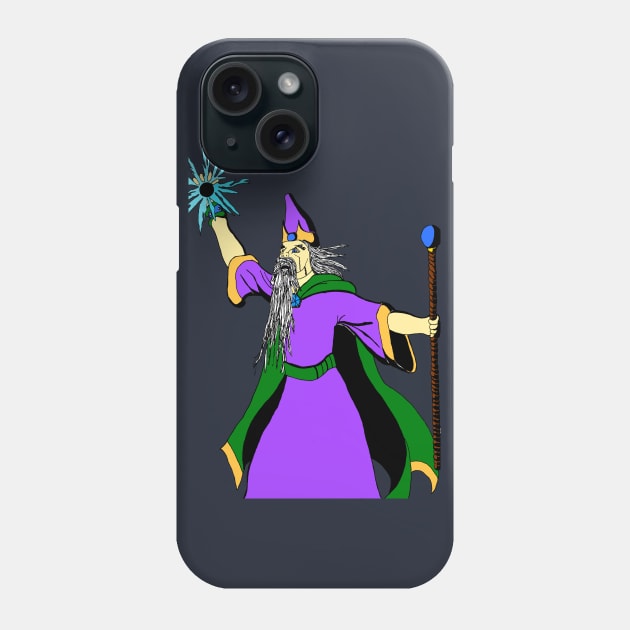 Wizards Spell Phone Case by Loose Tangent Arts