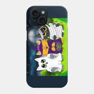 Trick or treating kittens Phone Case