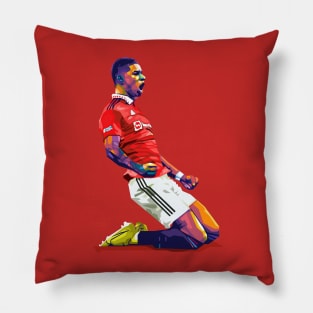 Marcus Rashford goal celebration Pillow