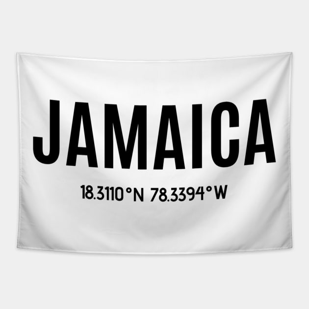 Jamaica w/Coordinates for Negril Tapestry by DAPFpod