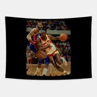 Dominique Wilkins in Atlanta Hawks Tapestry