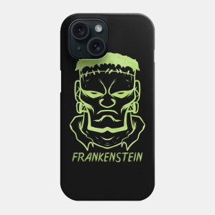 Evil Green Monster Face Costume For Halloween Phone Case