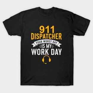 911 Dispatcher Shirt for First Responder, Police Dispatch Tshirt, Word Cloud  Shirt, Thin Gold Line Shirt for Sheriff, Dispatcher Gifts Women 