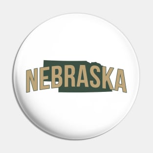 Nebraska State Pin