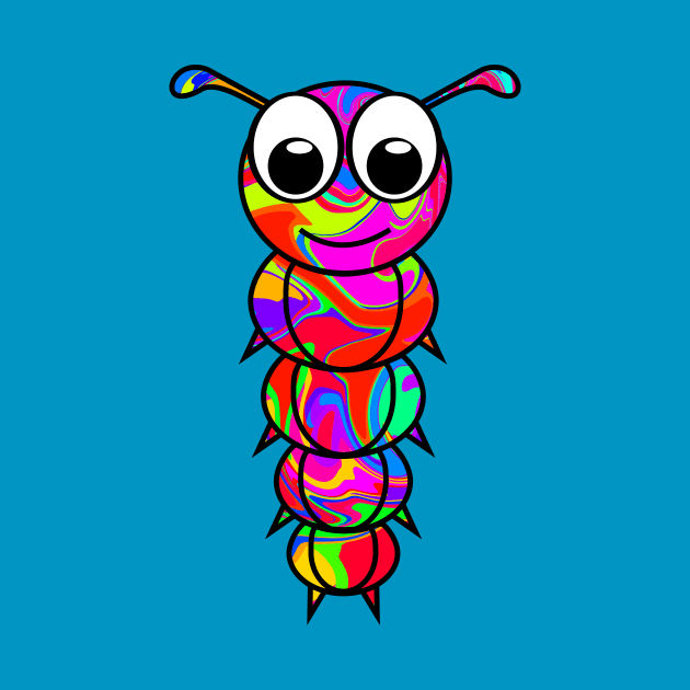 Colorful Caterpillar by Shrenk