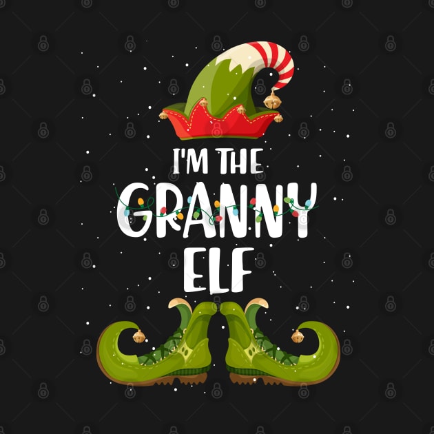 Im The Granny Elf Shirt Matching Christmas Family Gift by intelus