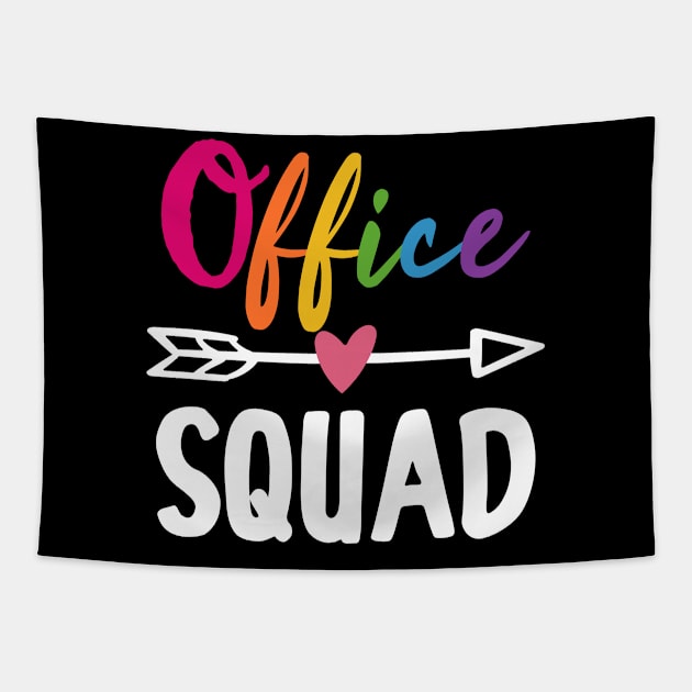 office squad teacher gift Tapestry by Daimon