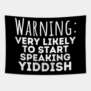 Speaking Yiddish Tapestry