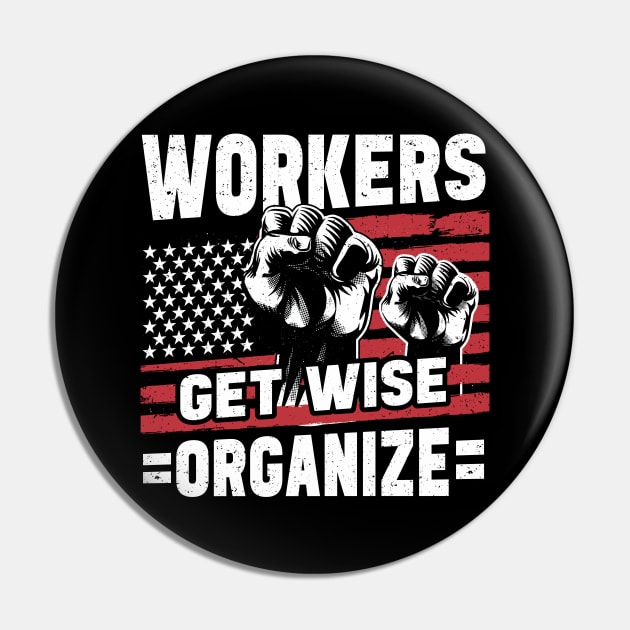 Pro Union Strong Labor Union Worker Union Pin by IngeniousMerch