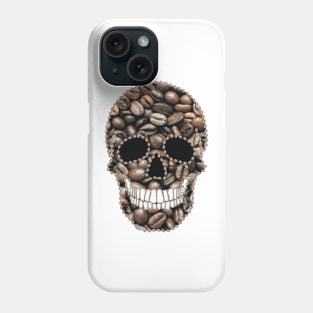 Skull with Coffee Phone Case