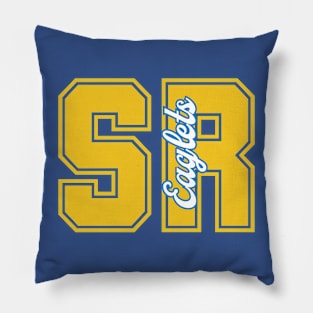 SunRidge Eaglets Collegiate Lettering Yellow Pillow