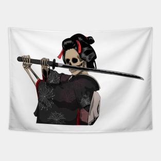 Skull Geisha Tapestry