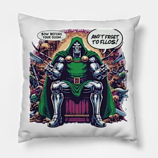 doctor doom Pillow