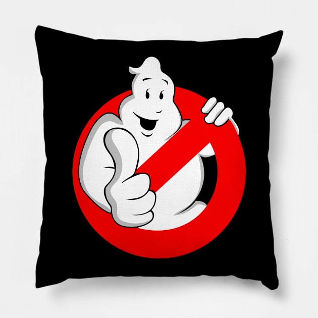 Ghostbuster Pillow by Cooldruck