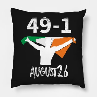 49-1 BOXING Floyd VS Irish MMA Conor T-Shirt Pillow