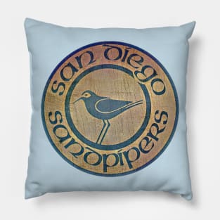 San Diego Sandpipers Softball Pillow