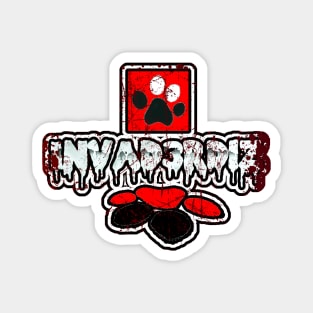 Invad3r Bloody Paws Magnet