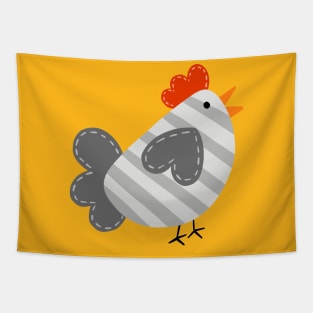 Little Grey Chick Tapestry