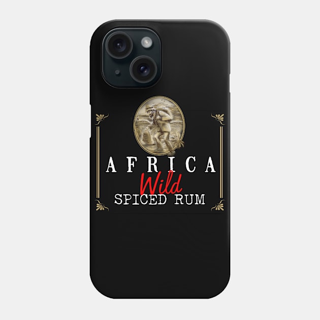 Africa WILD Spiced Rum Phone Case by StephenBibbArt