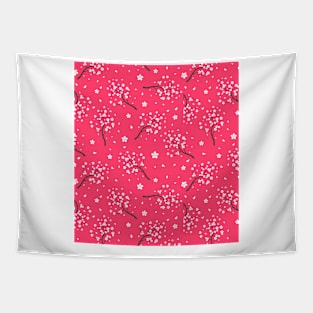 sakura floral print Tapestry