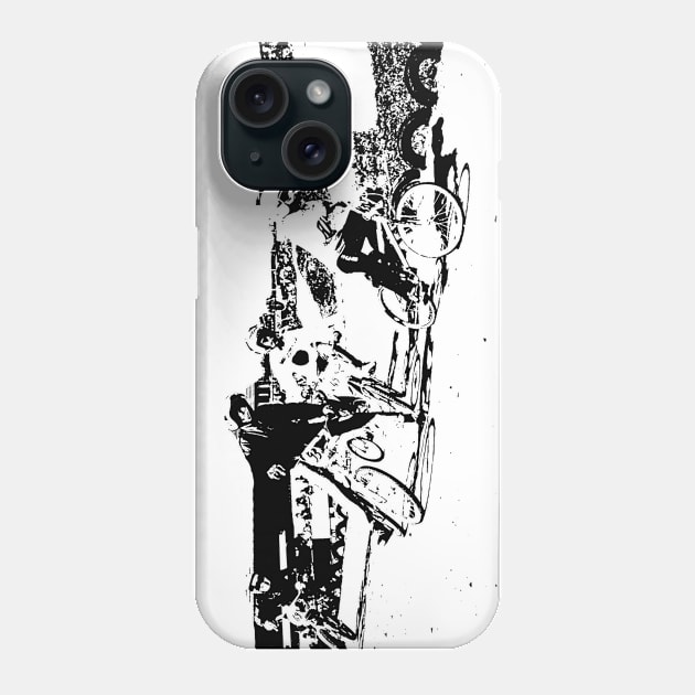 rad bmx Phone Case by rickylabellevie