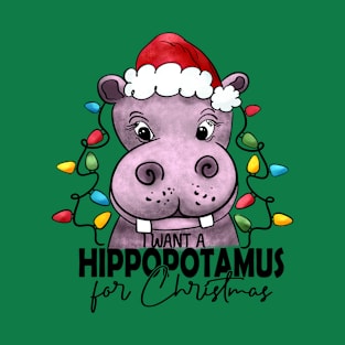 I want a hippopotamus for Christmas T-Shirt