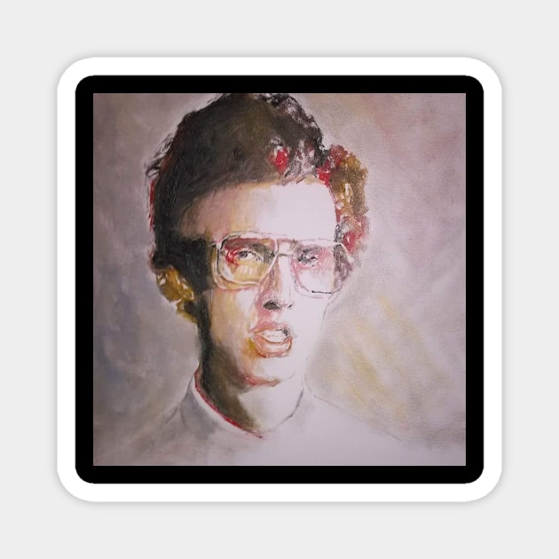 Napoleon dynamite Magnet by Mike Nesloney Art