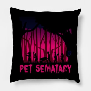 Sometimes Dead Is Better Creepy Pet T-Shirt Pillow