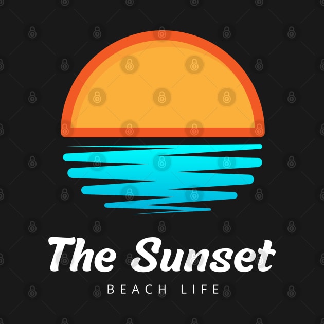 The Sunset Beach Life t-shirt by MarCreative