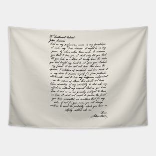 Alex & John letters Tapestry