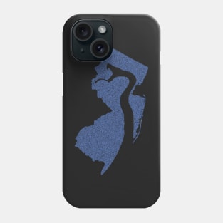 Distressed Minimalistic New Jersey Snake Silhouette Phone Case