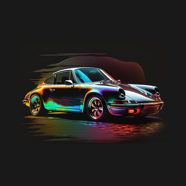 Exotic Car - 911 - 4 by PixelPusherArt