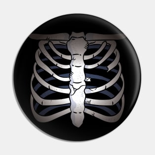 Chest Skeleton Design Pin