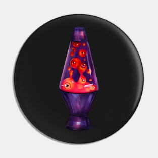 Lava Lamp Eyeballs Pin