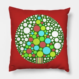 Holiday Tree in Snow Pillow